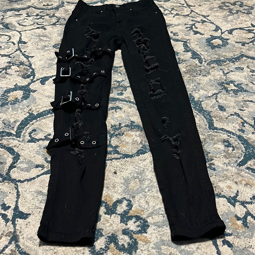 High Waisted Black Pants